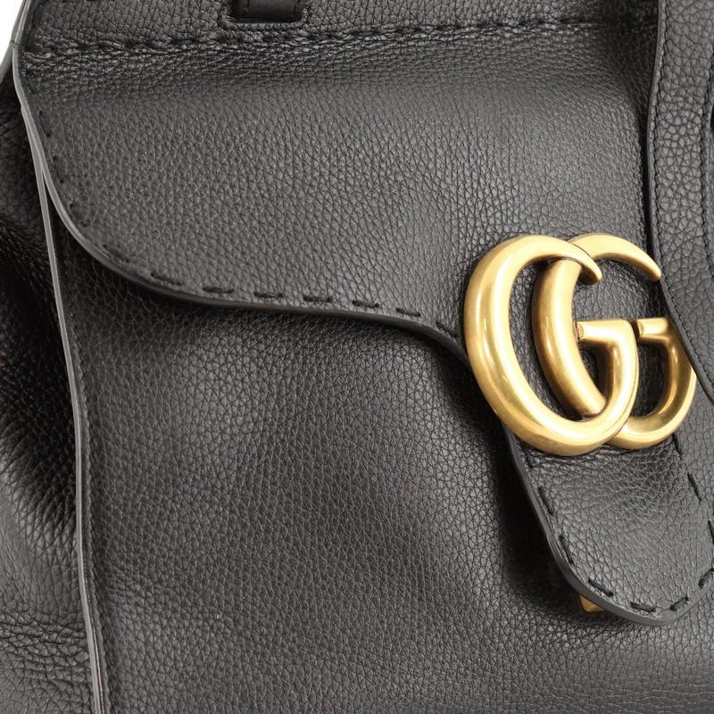 Gucci GG Marmont Top Handle Bag Leather Small 3