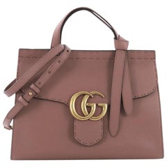 Gucci GG Marmont Top Handle Bag Leather Small