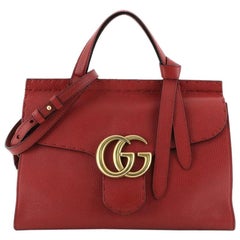 Gucci GG Marmont Top Handle Bag Leather Small 