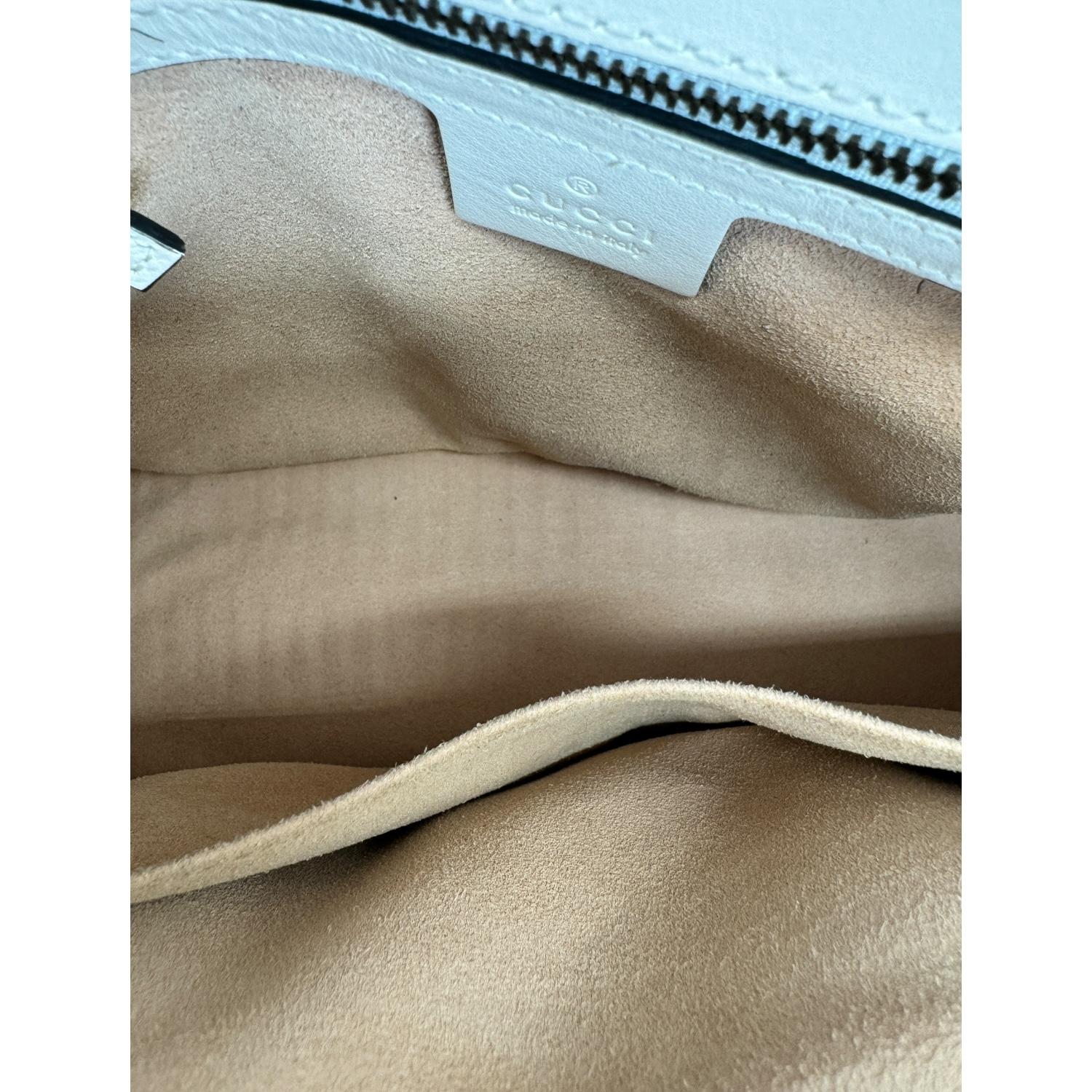 Petit sac à bandoulière Gucci GG Marmont à poignée supérieure 1