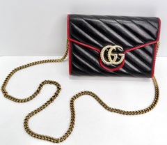 Gucci GG Marmont Torchon Wallet on Chain