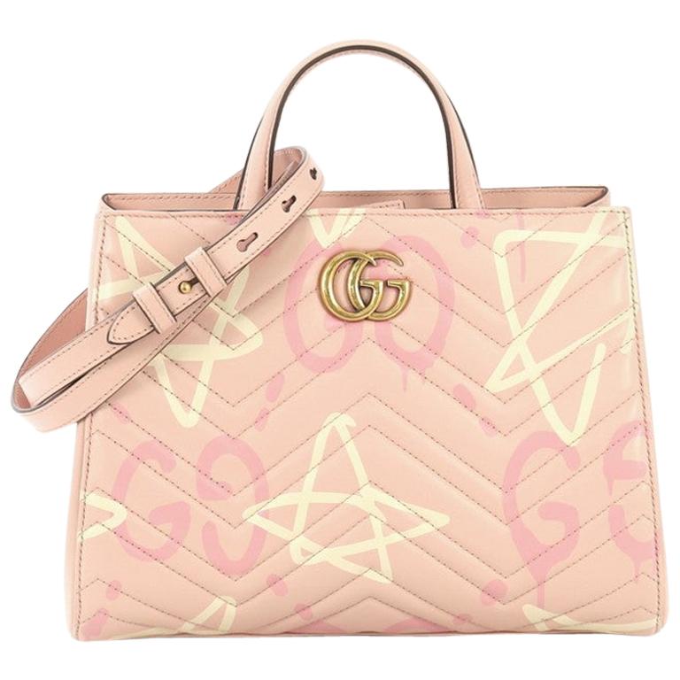 Gucci GG Marmont Zip Tote Matelasse Leather Large at 1stDibs