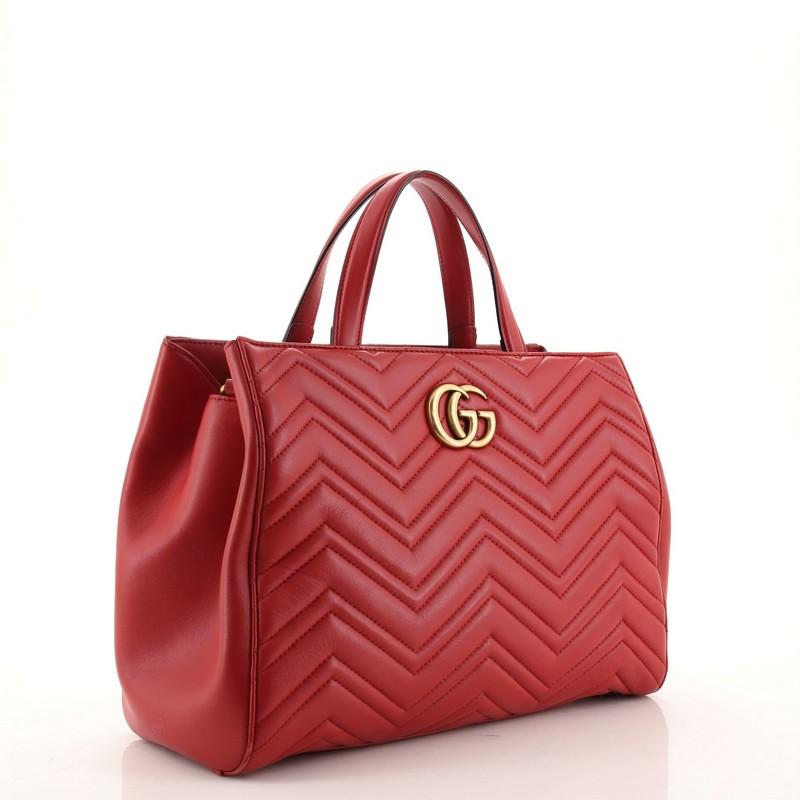 gg marmont medium matelasse tote