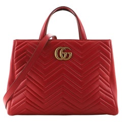 Gucci GG Marmont Tote Matelasse Leather Medium