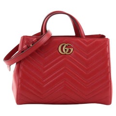 Gucci GG Marmont Tote Matelasse Leather Small