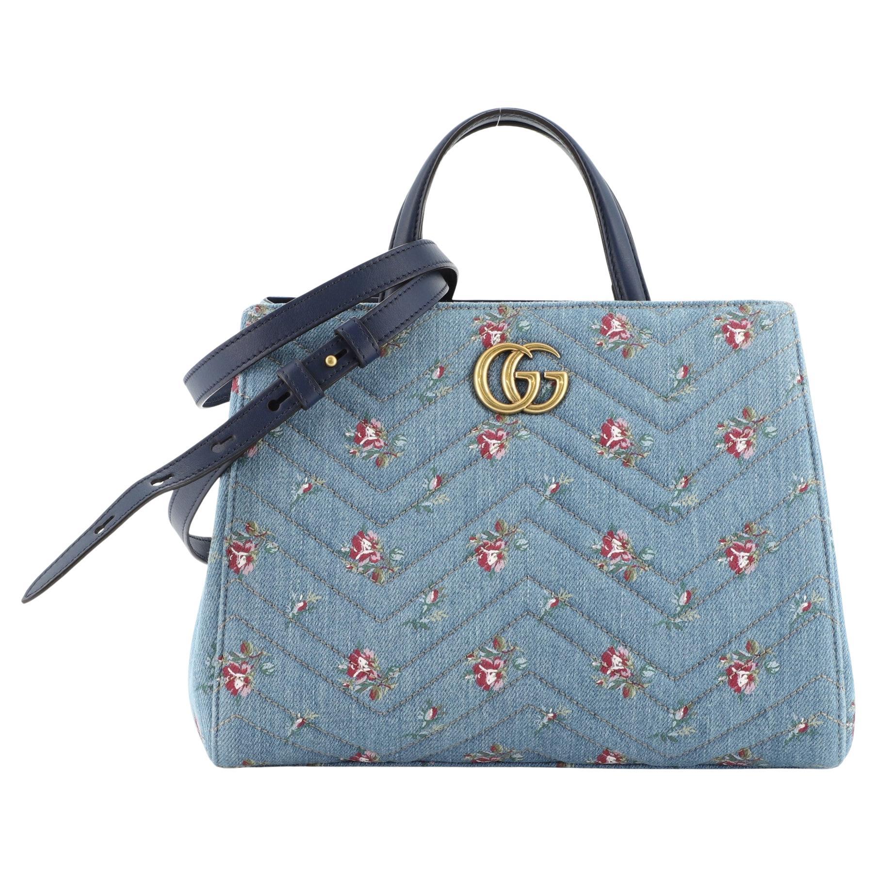 Gucci GG Marmont Tote Printed Matelasse 
