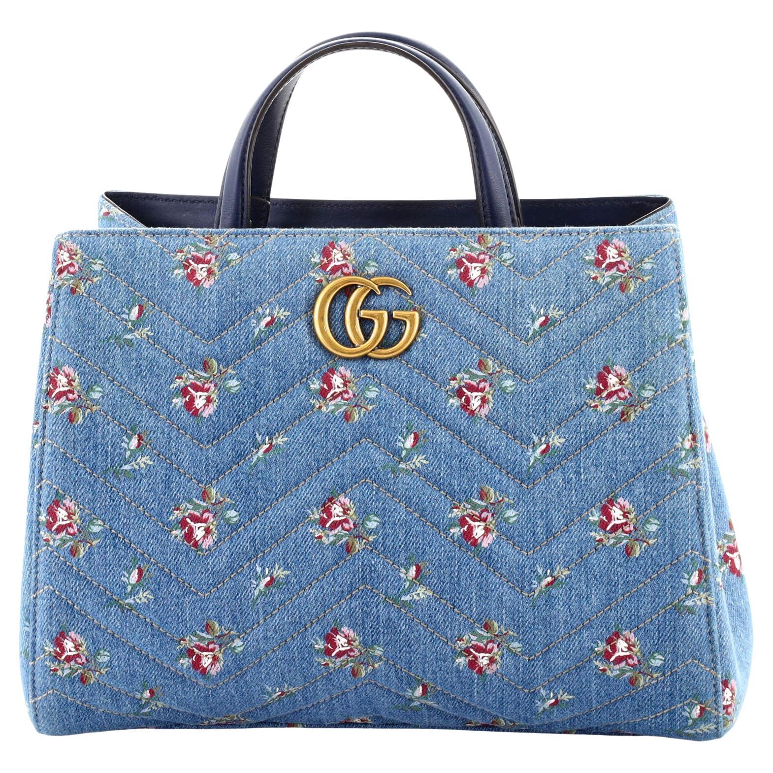 Gucci Teal Guccissima Twins Medium 867623 Blue Leather Tote For Sale at ...