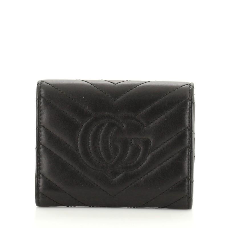 gucci marmont trifold wallet