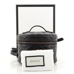 Gucci GG Marmont Vanity Backpack Matelasse Leather Mini