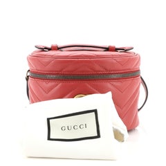 Gucci GG Marmont Vanity Backpack Matelasse Leather Mini