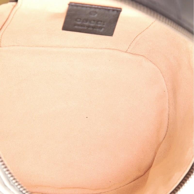 Black Gucci GG Marmont Vanity Backpack Matelasse Leather Mini
