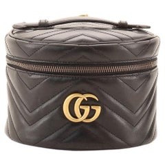 Gucci GG Marmont Vanity Backpack Matelasse Leather Mini
