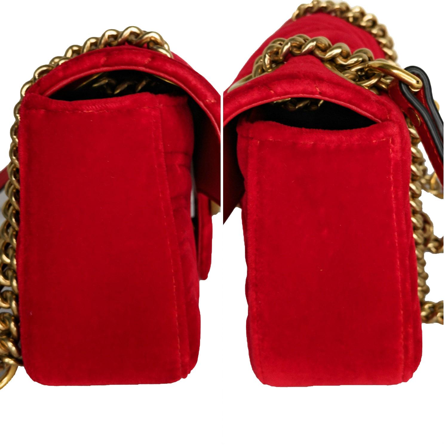 gg marmont velvet mini bag price