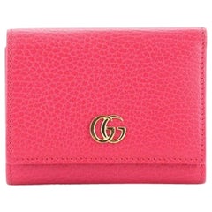 Gucci GG Marmont Wallet Leather Compact 