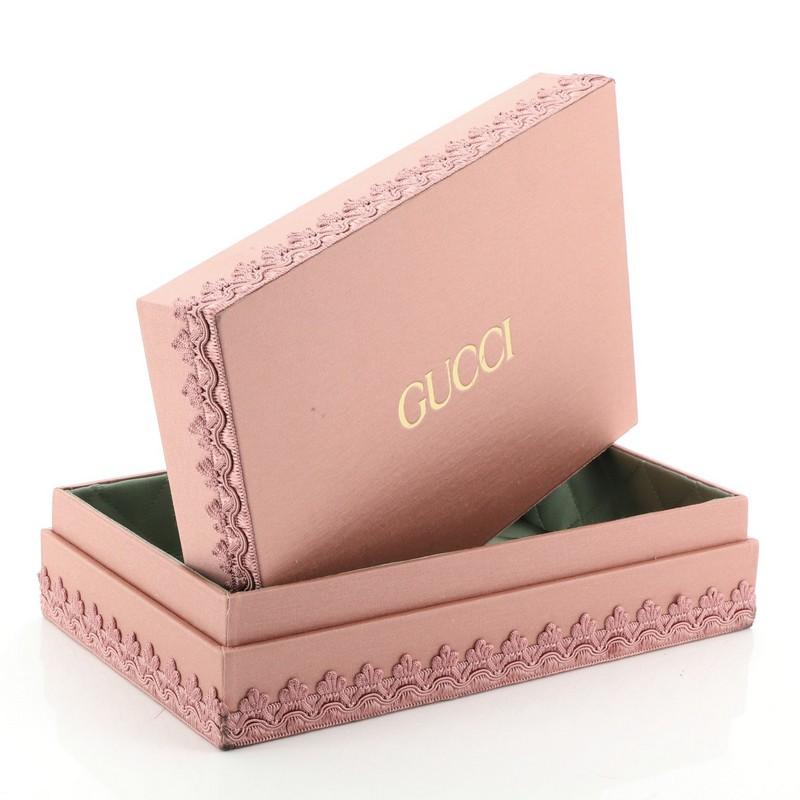 Gucci GG Marmont Zip Around Wallet Lizard 2