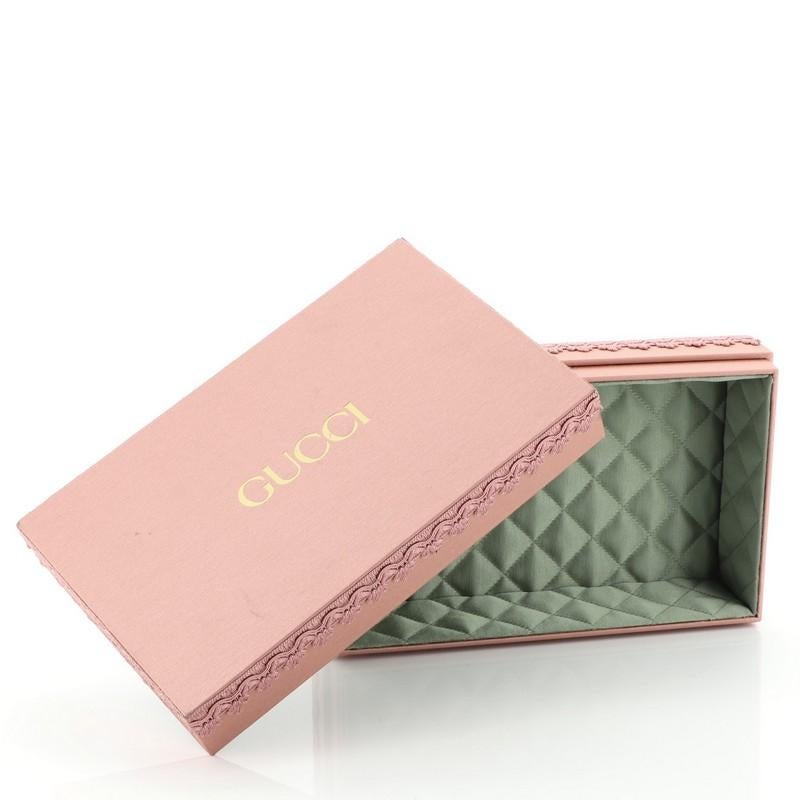 Gucci GG Marmont Zip Around Wallet Lizard 3