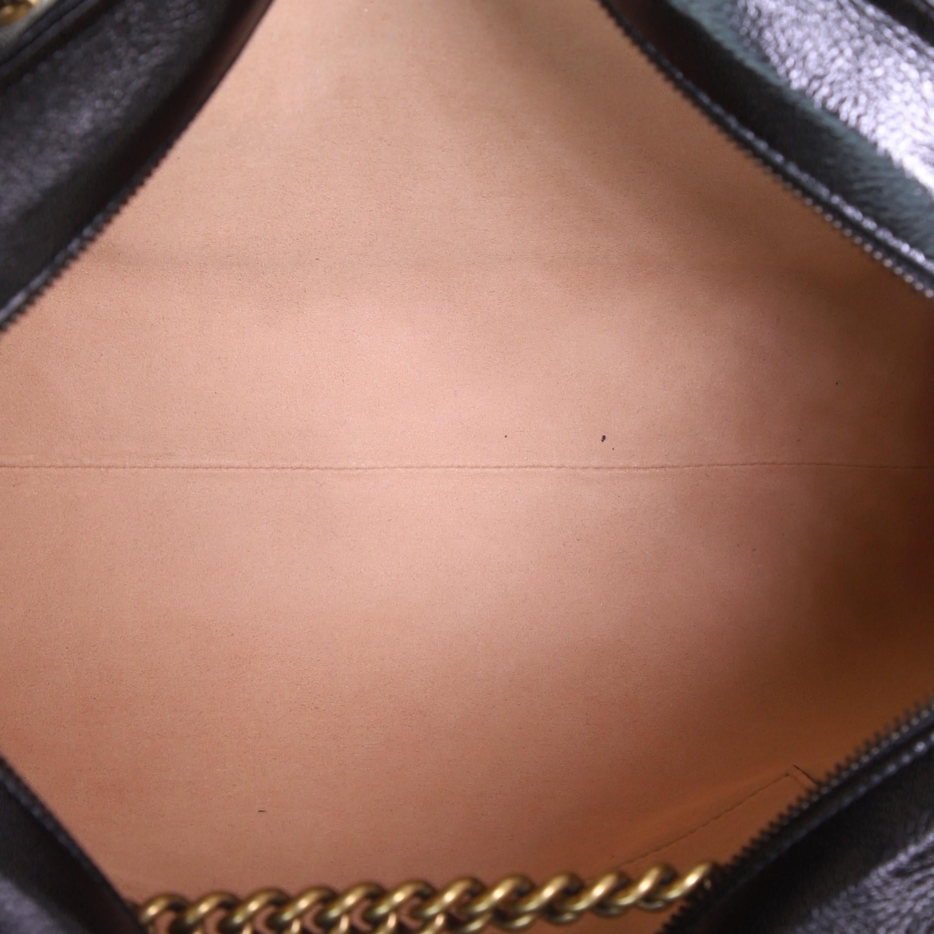 Gucci GG Marmont Matelasse Leder-Tasche mit Reißverschluss Medium 2