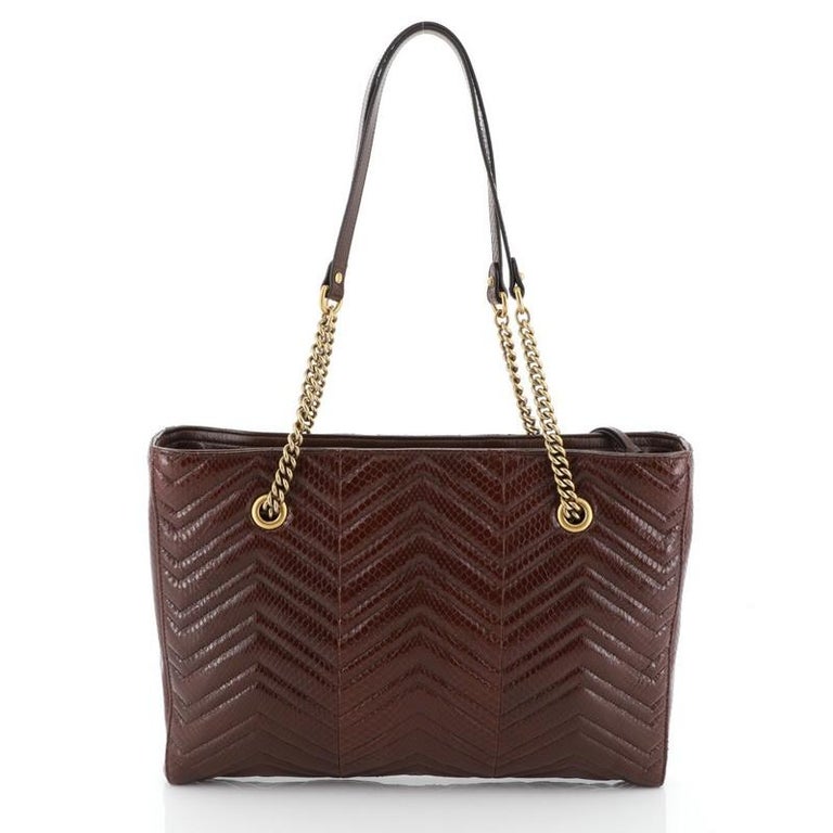 gucci marmont python bag