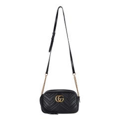 Gucci GG Marmot Matelasse Leather Mini Camera Bag