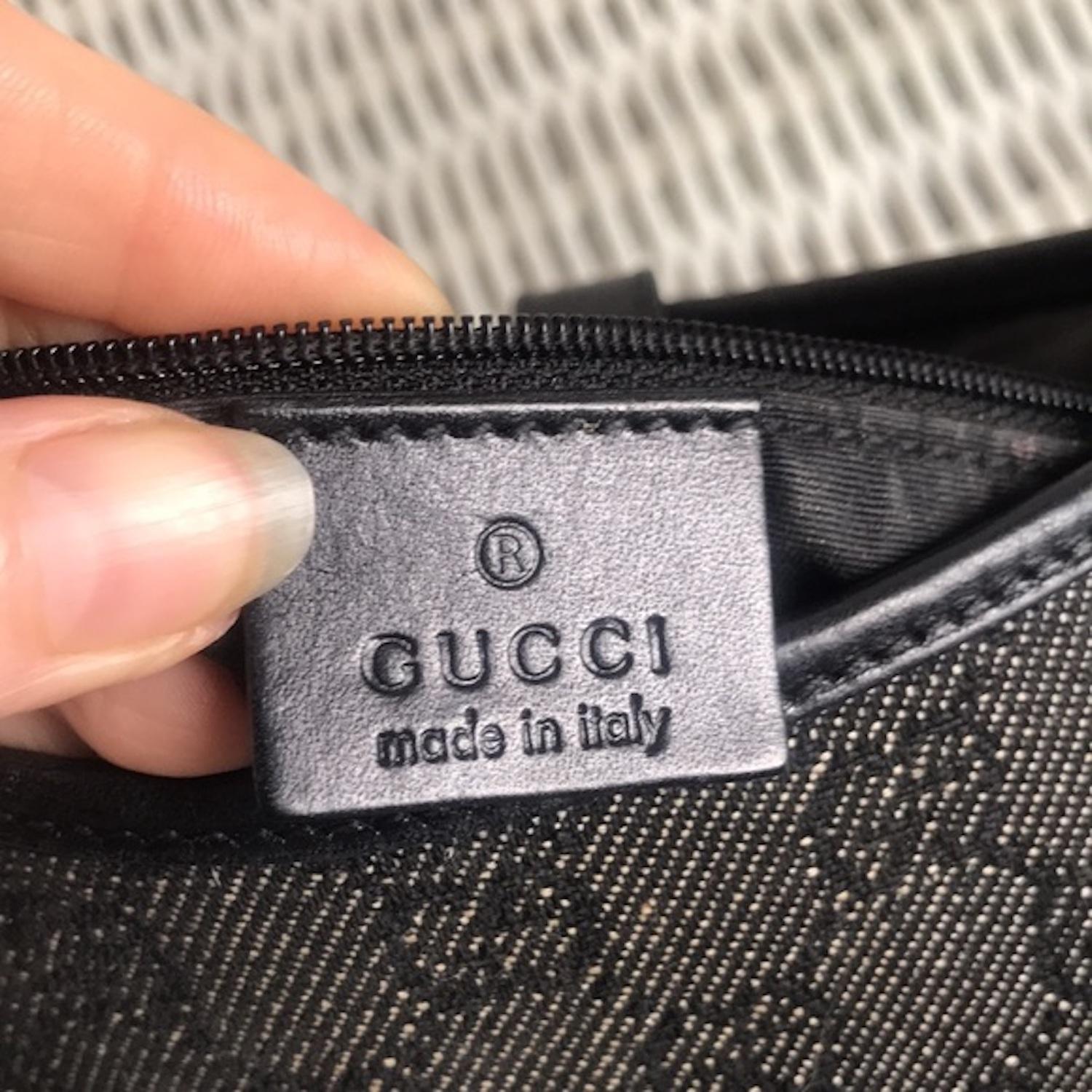 Gucci GG Monogram Black Canvas Jackie Bag Small (01147) 6
