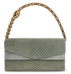 Gucci GG Monogram Calfskin Shoulder Bag — Green