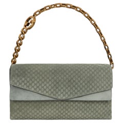 Gucci GG Monogram Calfskin Shoulder Bag — Green