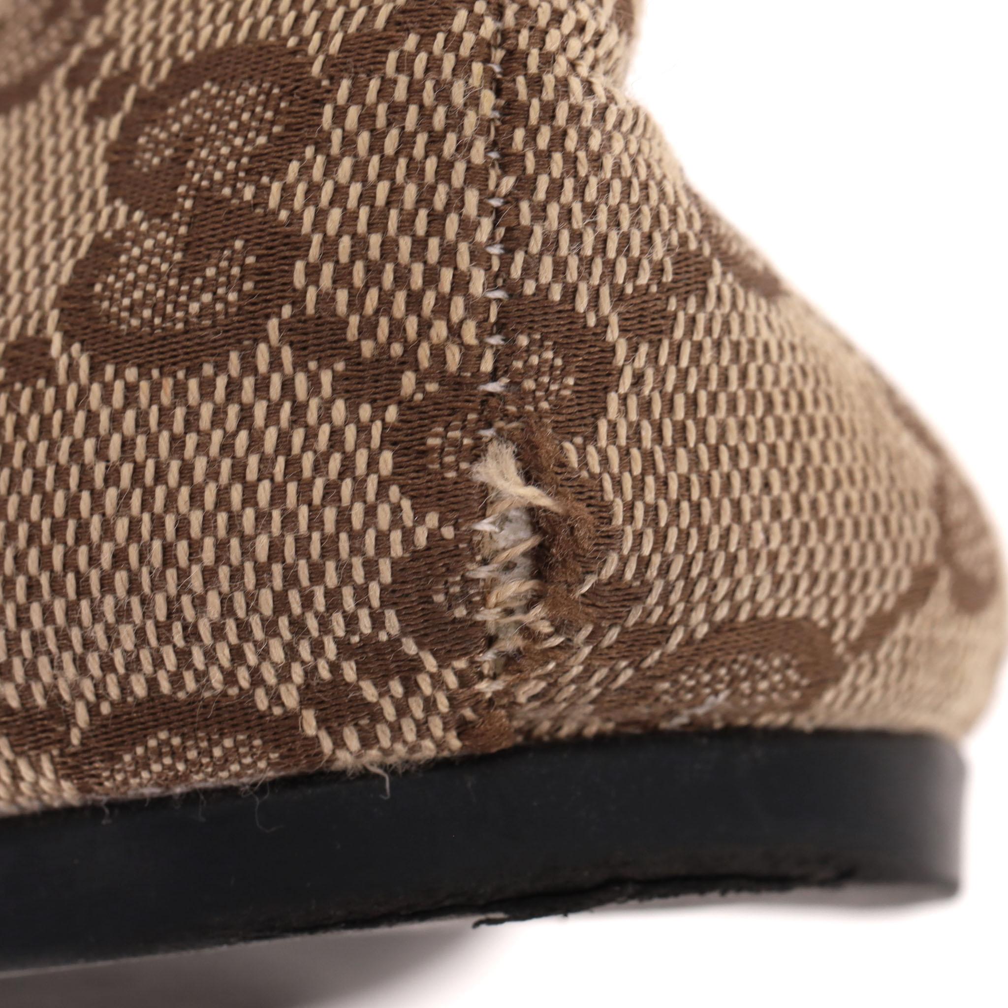 Gucci 'GG' Monogram Canvas Ballet Flats 3