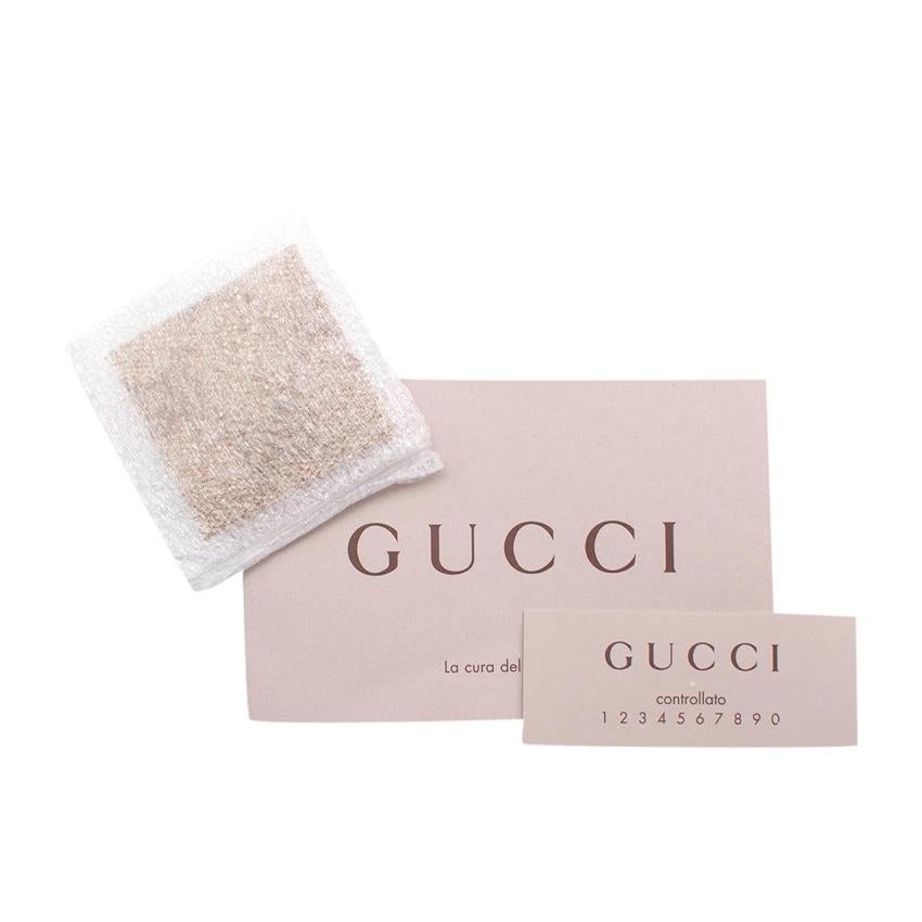Brown Gucci GG Monogram Canvas & Pink Leather Camera Bag For Sale