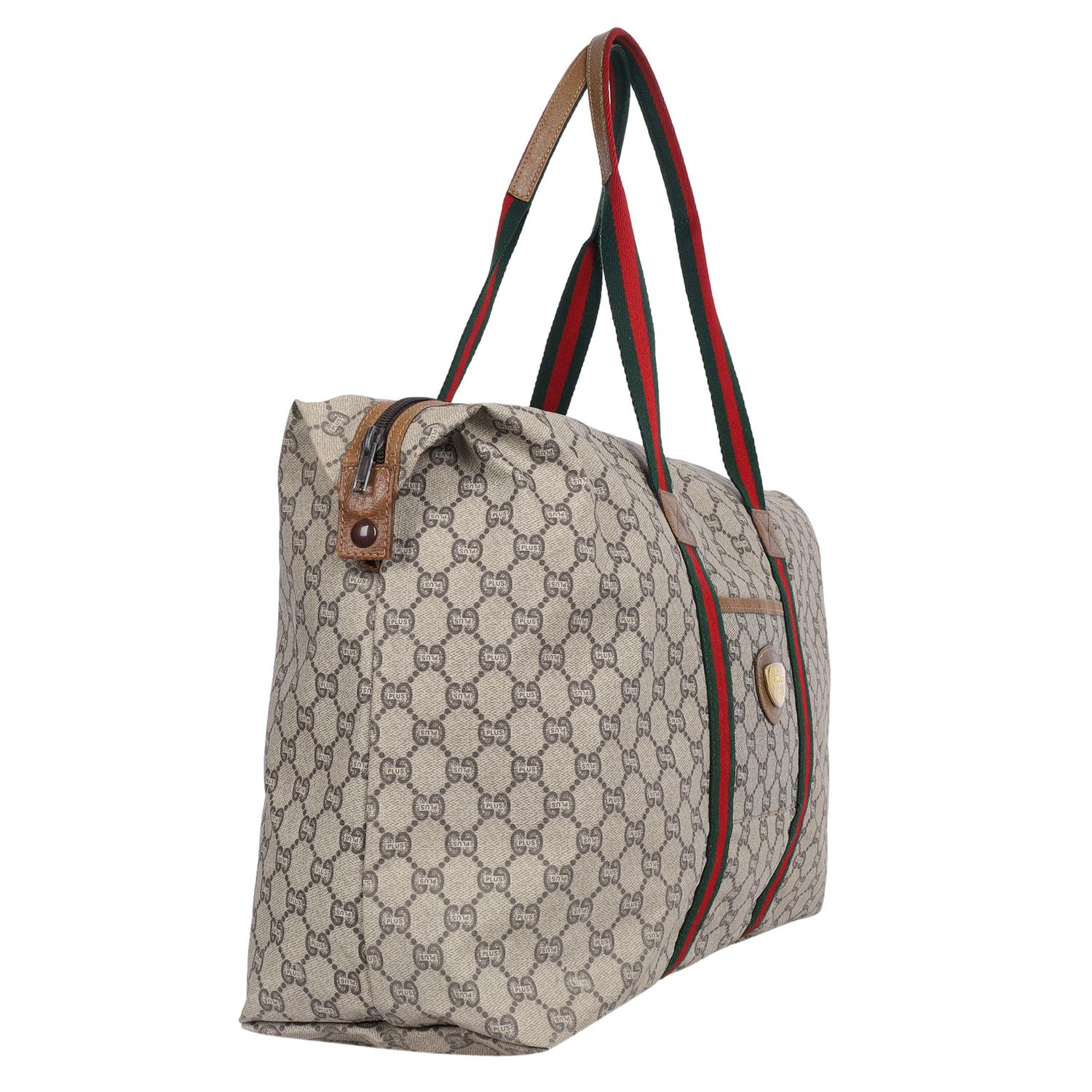 Gucci GG Monogram Canvas Shoulder Bag Tote 2