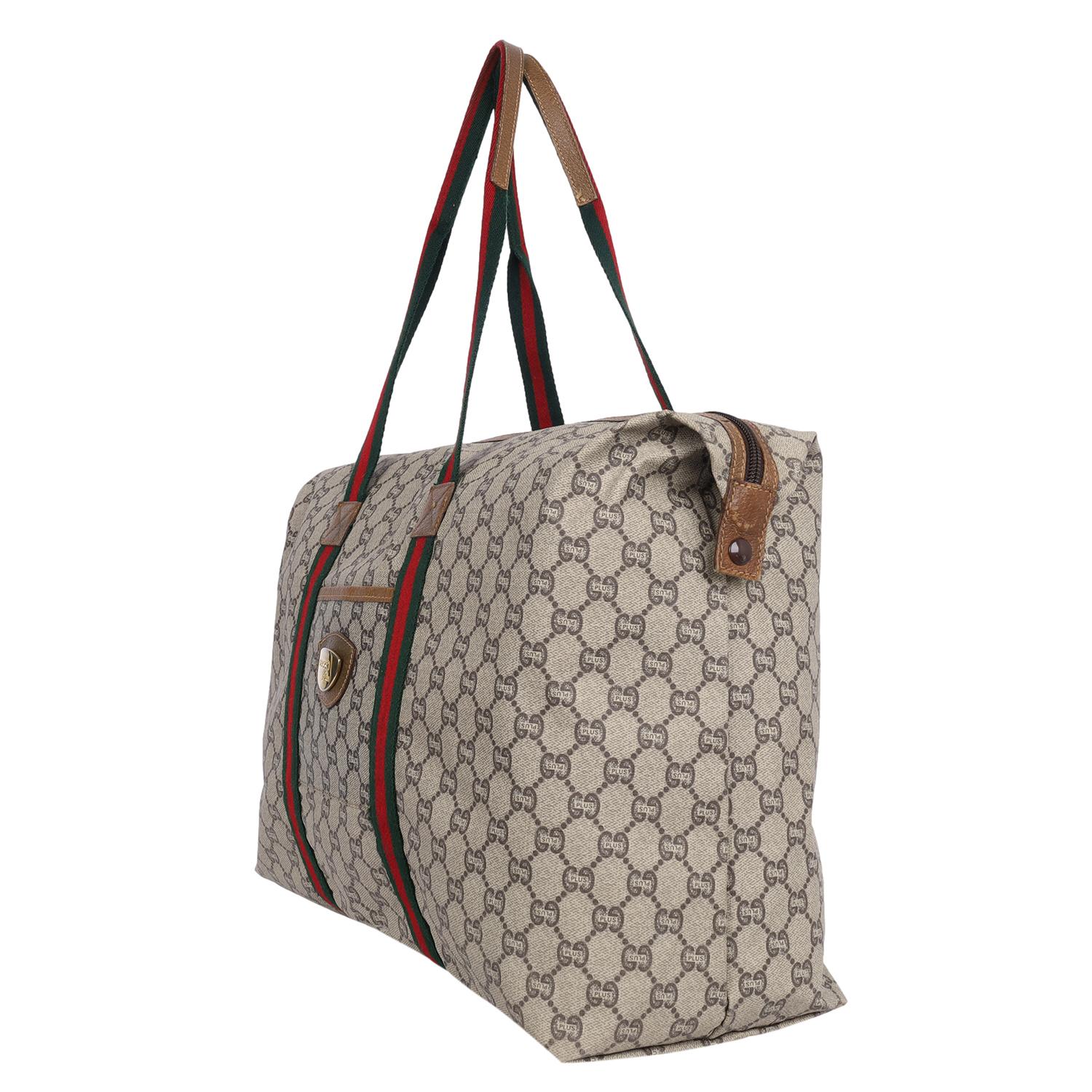 Gucci GG Monogram Canvas Shoulder Bag Tote 2