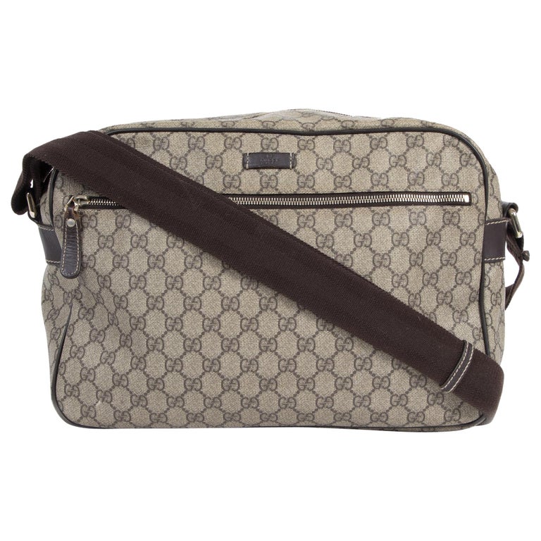 Gucci GG Monogram Canvas Travel Messenger Bag at 1stDibs | monogram messenger bag, gucci messenger bag women