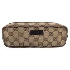 Gucci GG Monogram Canvas Zip Pencil Pouch