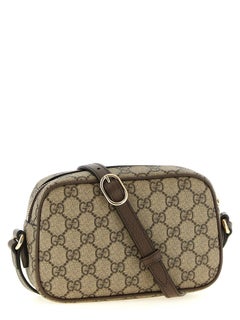 Gucci GG Monogram Crossbody Bag — Beige
