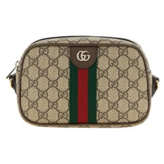 Gucci GG Monogram Crossbody Bag — Beige