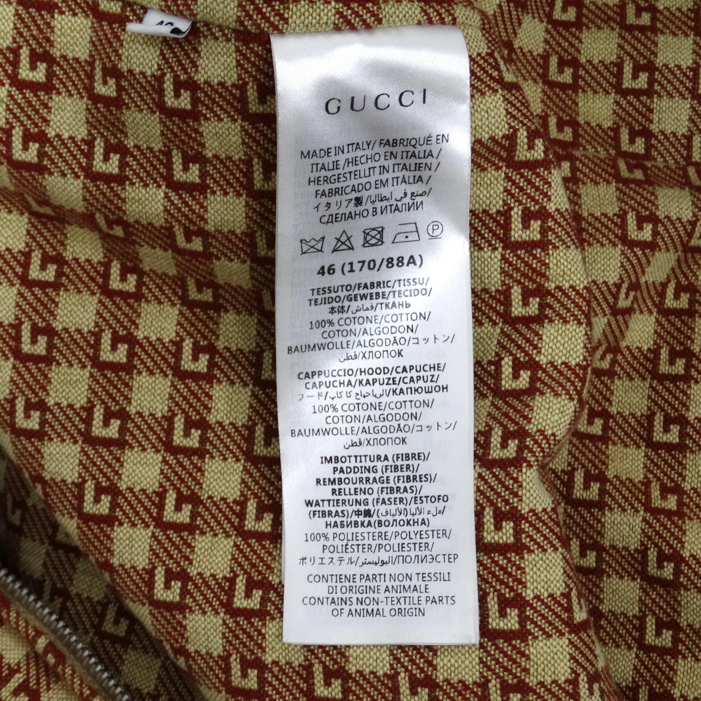 Gucci GG Monogram Jacke mit Kapuze im Angebot 6