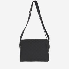Gucci GG Monogram Nylon Shoulder Bag — Black