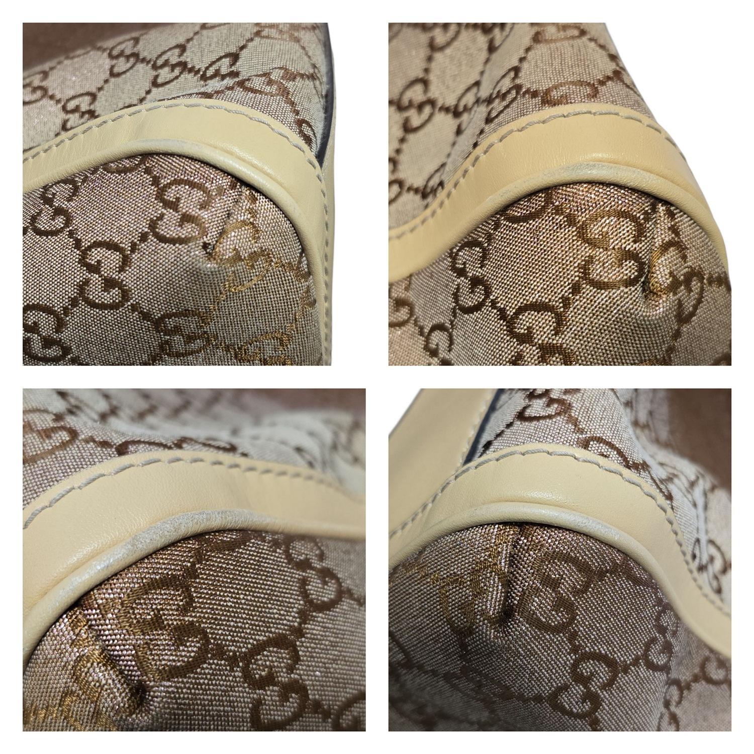 Gucci GG Monogram Shimmer Canvas Small Scarlett Hobo en vente 5