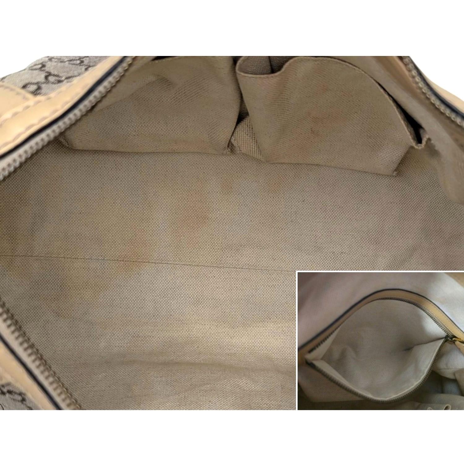 Gucci GG Monogram Shimmer Canvas Small Scarlett Hobo en vente 2