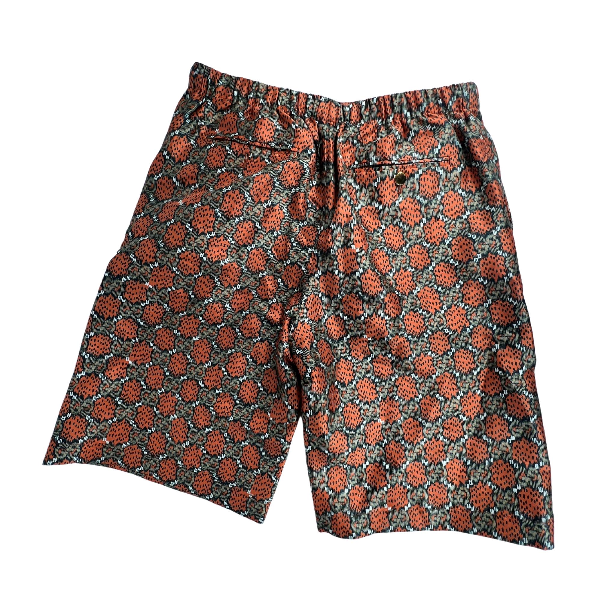 gucci print shorts