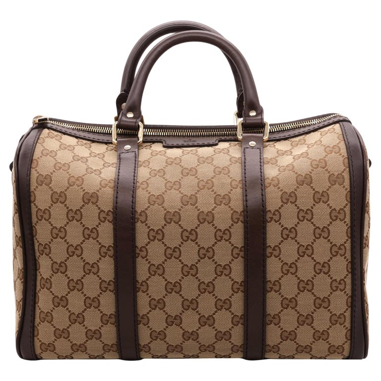 Gucci Brown Monogram Canvas Handle Bag – Changes Luxury Consignment