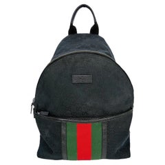 Gucci GG Monogram Web Zaino medio classico