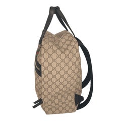 Gucci GG Monogram Web Supreme Sherry Line Canvas Large Backpack, 2018.