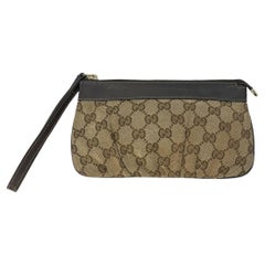 Used Gucci GG Monogram Zip Pouch