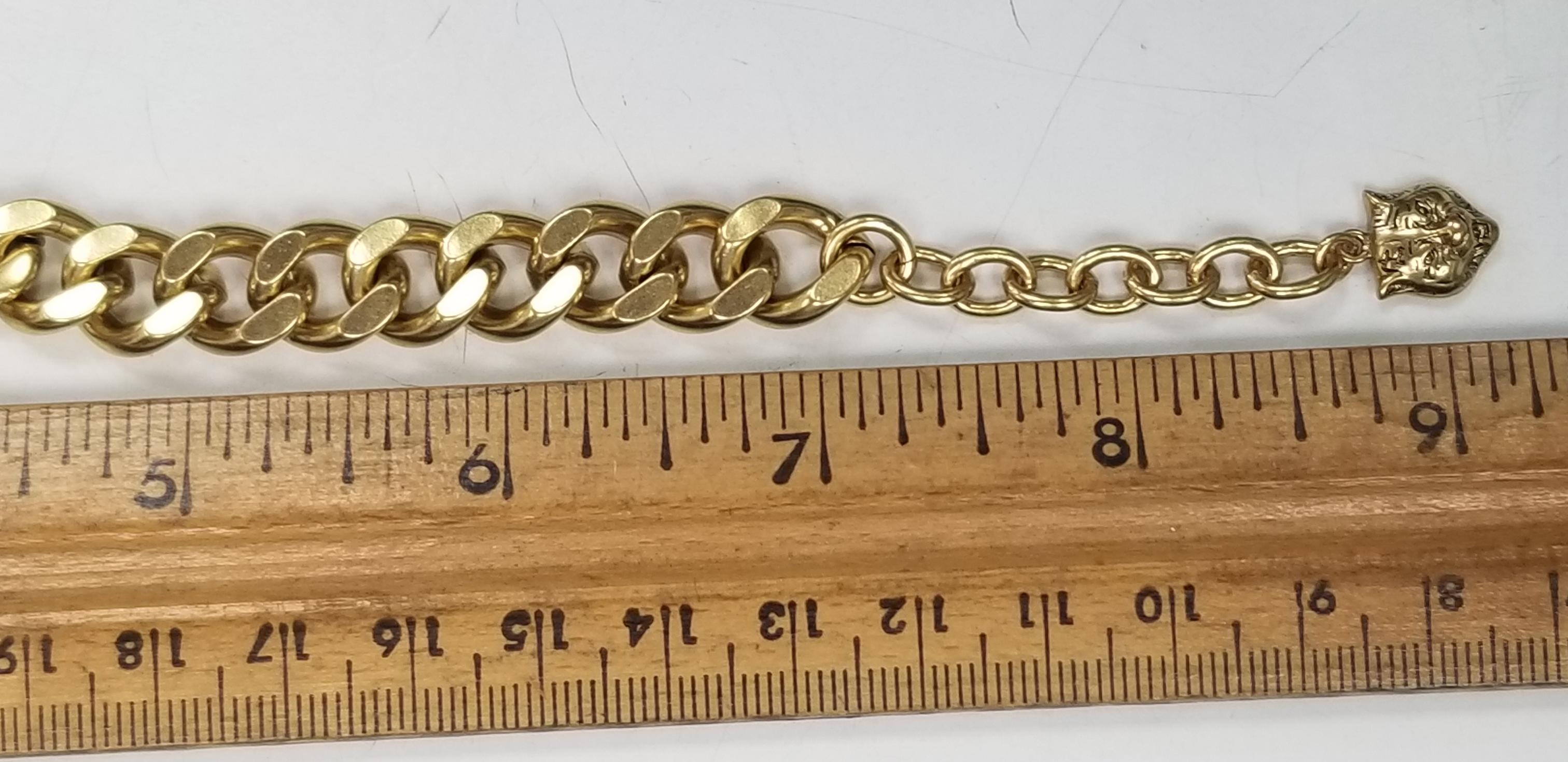 Gucci GG Necklace and Bracelet In Excellent Condition In Los Angeles, CA