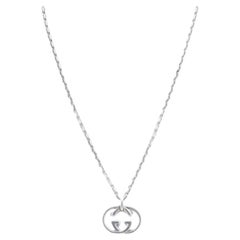 Gucci GG Necklace Features a Silver-Tone Hardware, Long Neck Chain