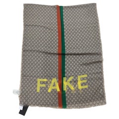Gucci GG "Not Fake" Scarf NWOT