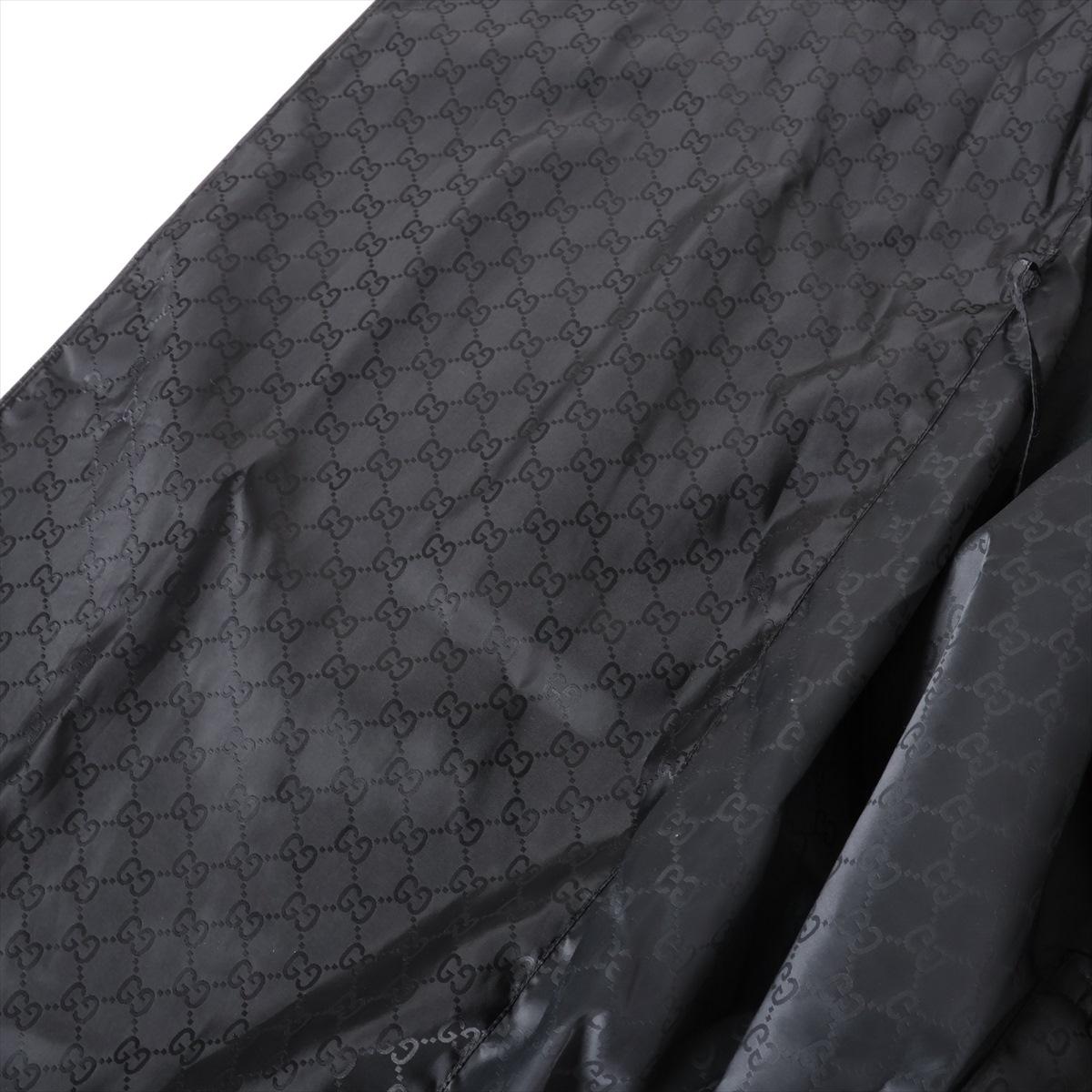 Gucci GG Nylon Belted Wrap Coat Black For Sale 1