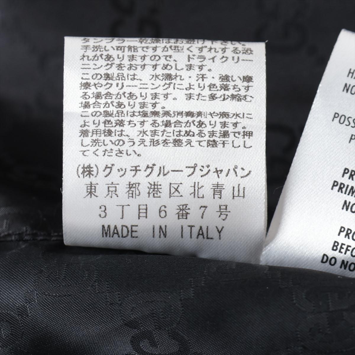 Gucci GG Nylon Belted Wrap Coat Black For Sale 3