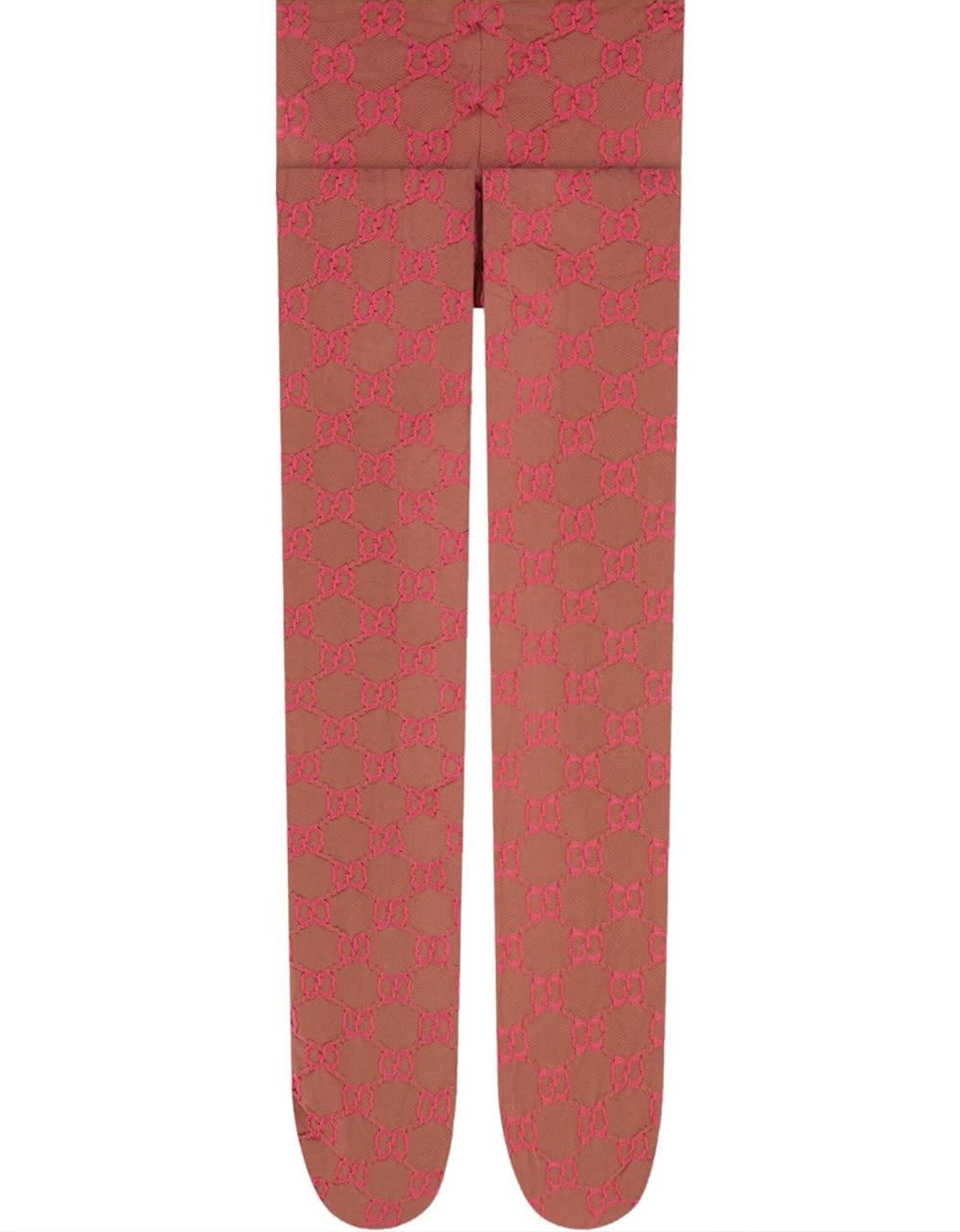 Gucci GG Pattern Guccissima Pink Tights (Small) at 1stDibs | pink gucci  tights, gucci pink tights, gucci tights pink