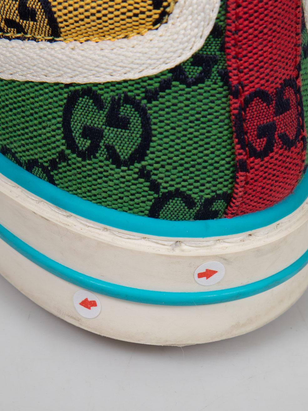 Gucci GG Pattern Tennis 1977 Trainers Size IT 35 For Sale 5